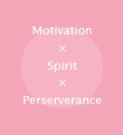 Motivation ✕ Spirit ✕ Perserverance